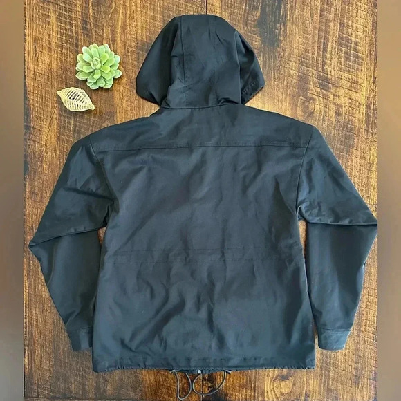 Good American | Black Hooded Volume Jacket, New Without Tags - Picture 4 of 12
